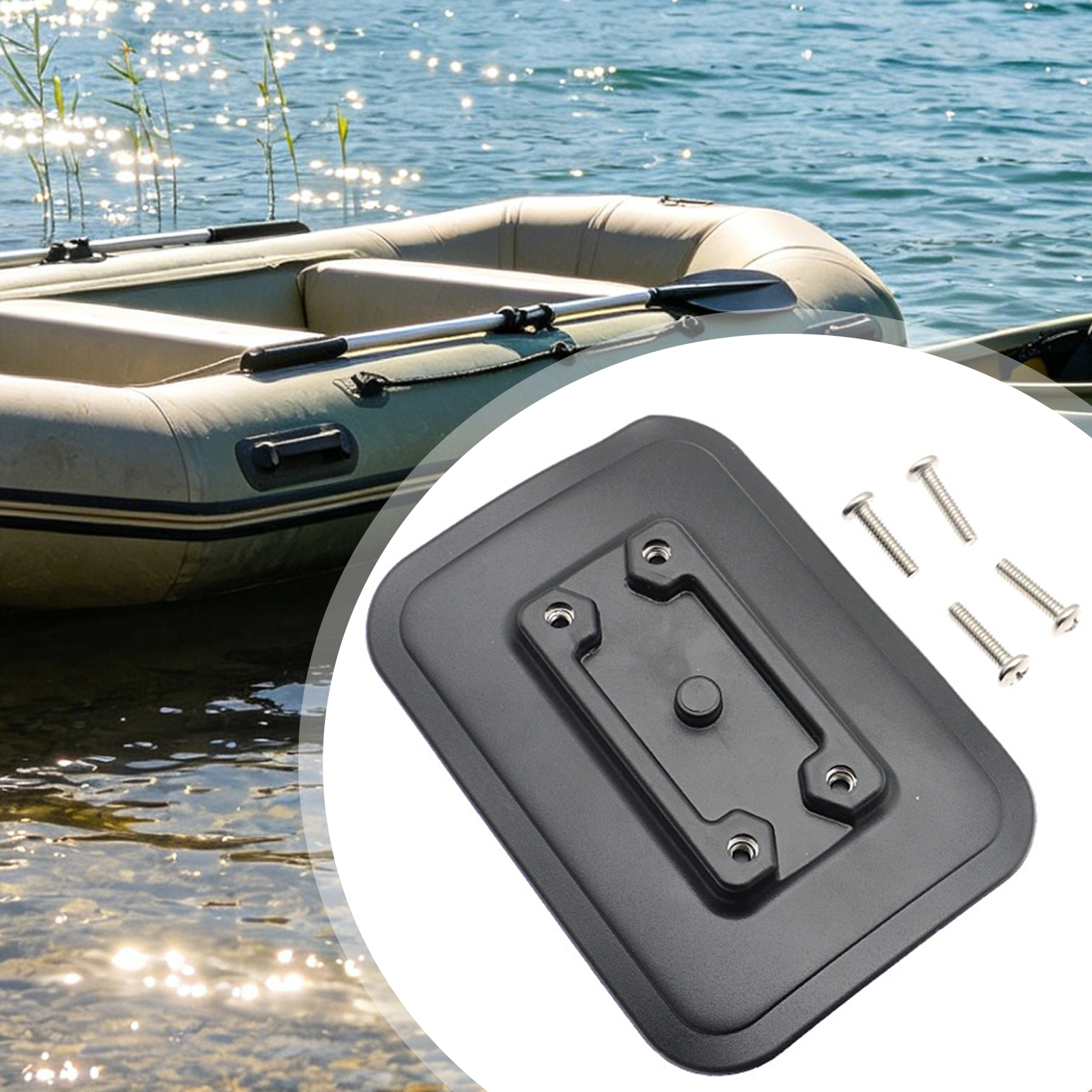 1 Set Inflatable Boat Fishing  - Fishing Rod Boat avaliação e preço