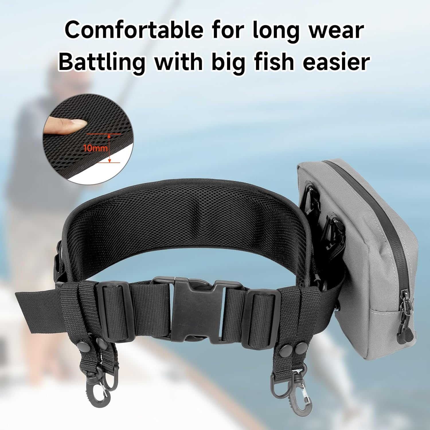 SANLIKE Fishing Belt Rod Holde - Fishing Rod Fly avaliação e preço