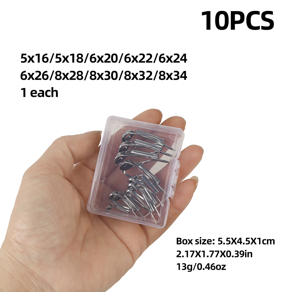 10/40pcs Fishing Rod Guide Rin - Fishing Rod Guide Replacement avaliação e preço