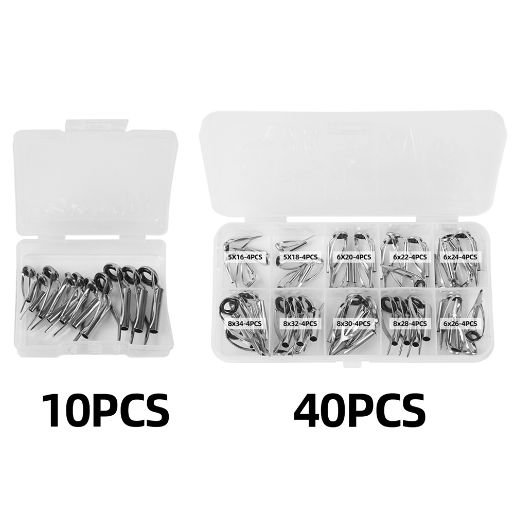 10/40pcs Fishing Rod Guide Rin - Fishing Rod Guide Replacement avaliação e preço