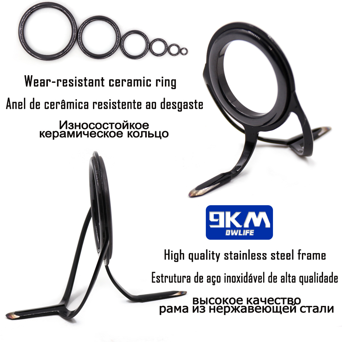 Fishing Rod Repair Kit Spinnin - Fishing Rod Guide Replacement avaliação e preço