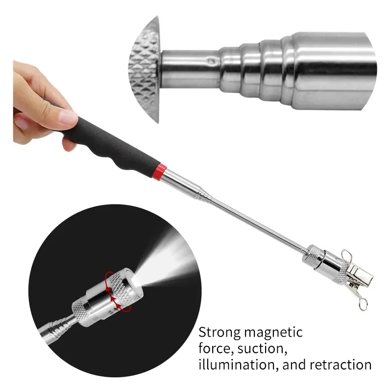 Telescopic Magnetic Pen with L - Fishing Rod Travel avaliação e preço