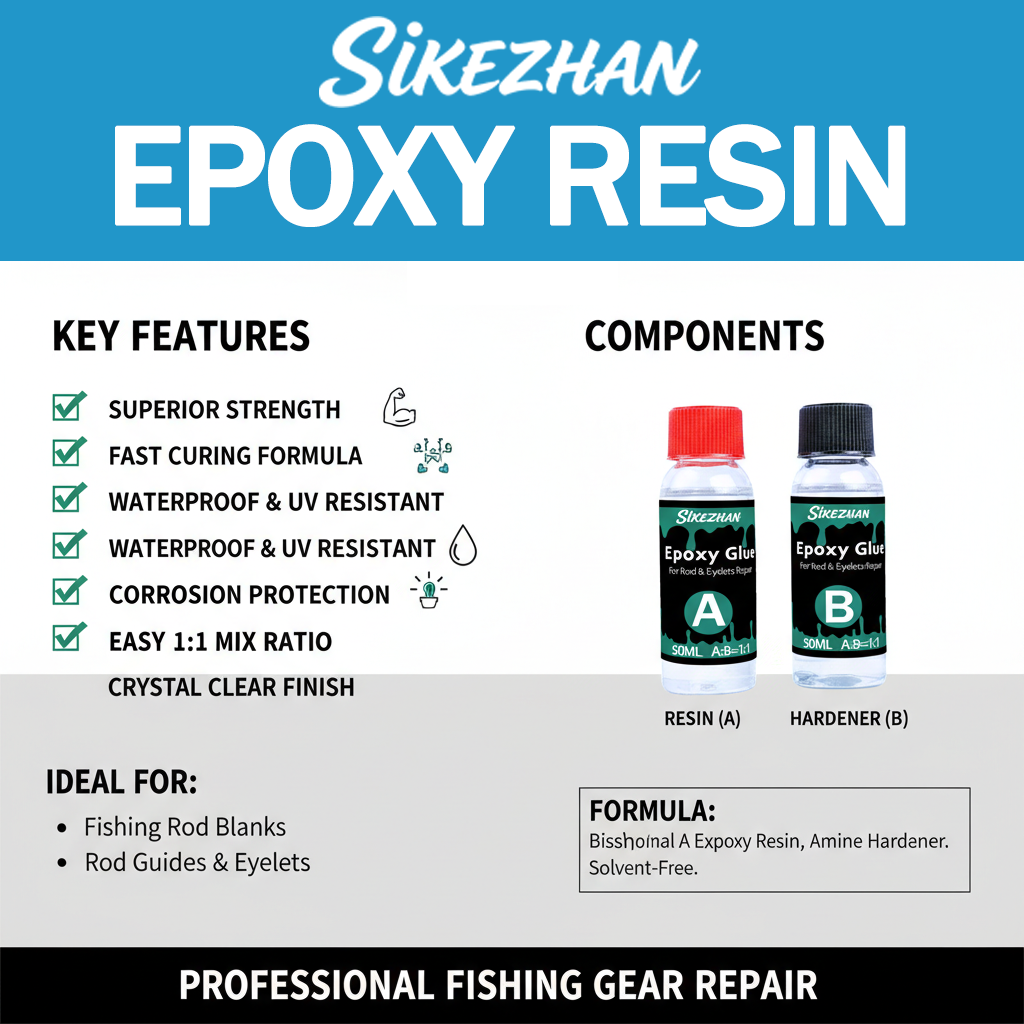 AB Epoxy 1:1 for Fishing Rod R - Fishing Rod Guide Replacement avaliação e preço