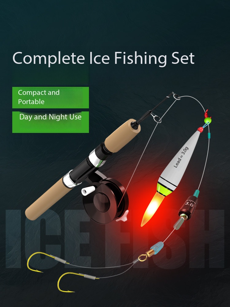 New Ice Fishing Rod Ultra Shor - Fishing Rod Ice avaliação e preço