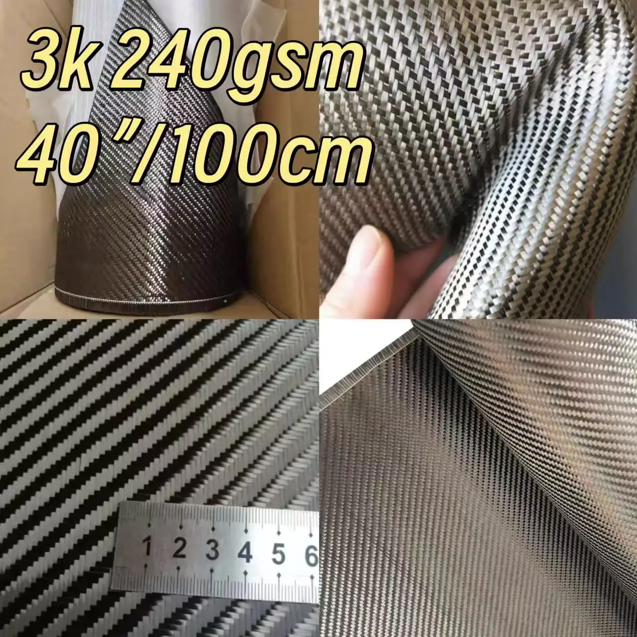[Grade A+]3K 240gsm Real Carbo - Fishing Rod Carbon Fiber avaliação e preço