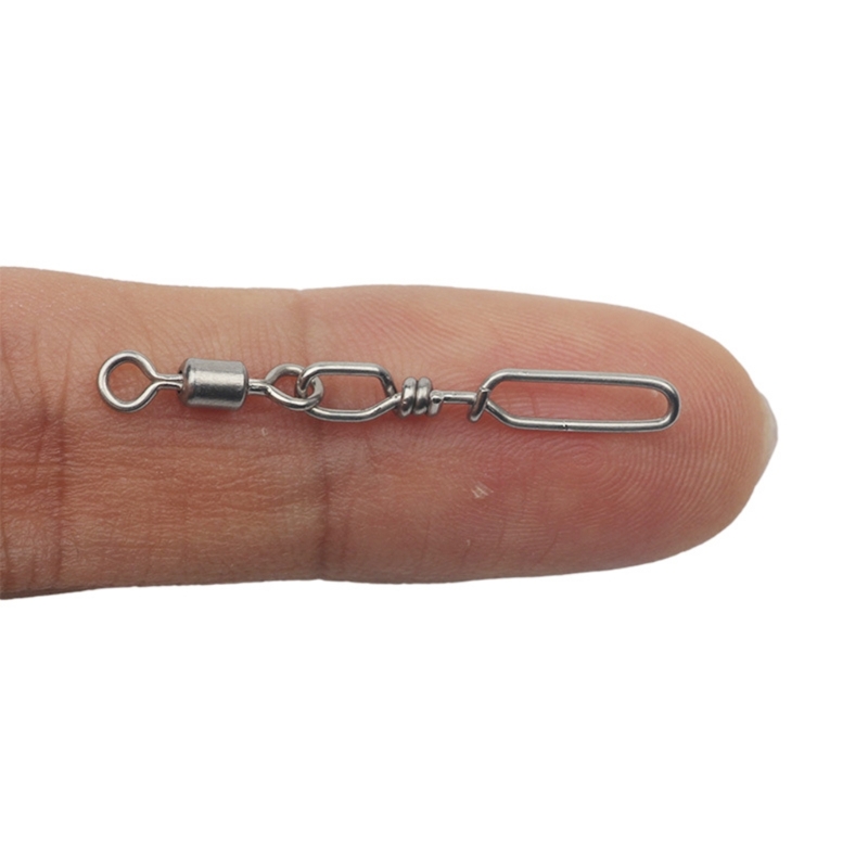 10Pcs Stainless Steel Quick Sn - Fishing Rod Casting avaliação e preço