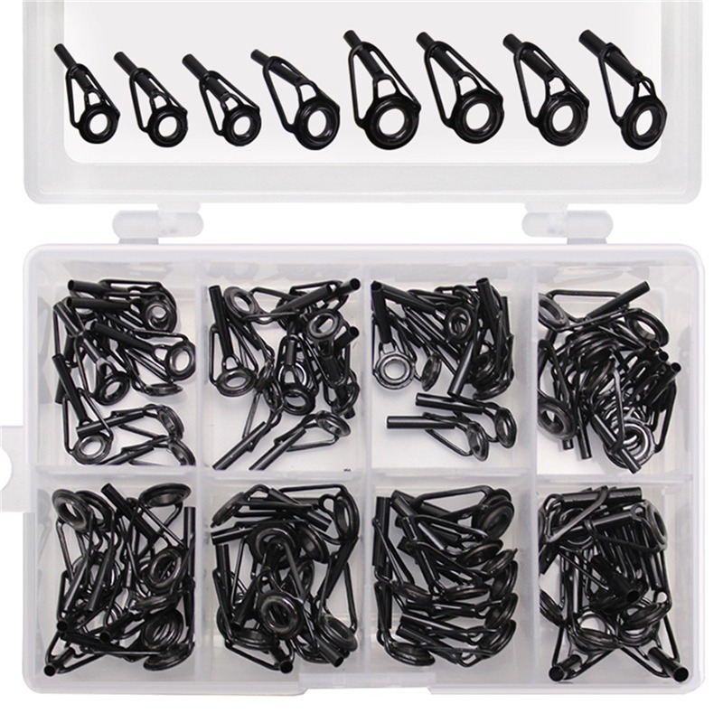 8/80Pcs Fishing Rod Guides Hig - Fishing Rod Guide Replacement avaliação e preço