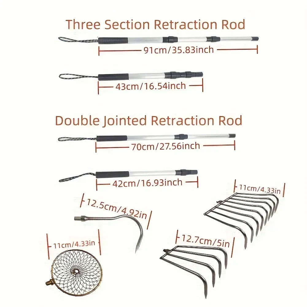 1pc JOOYOO Telescopic Aluminum - Fishing Rod Ice avaliação e preço