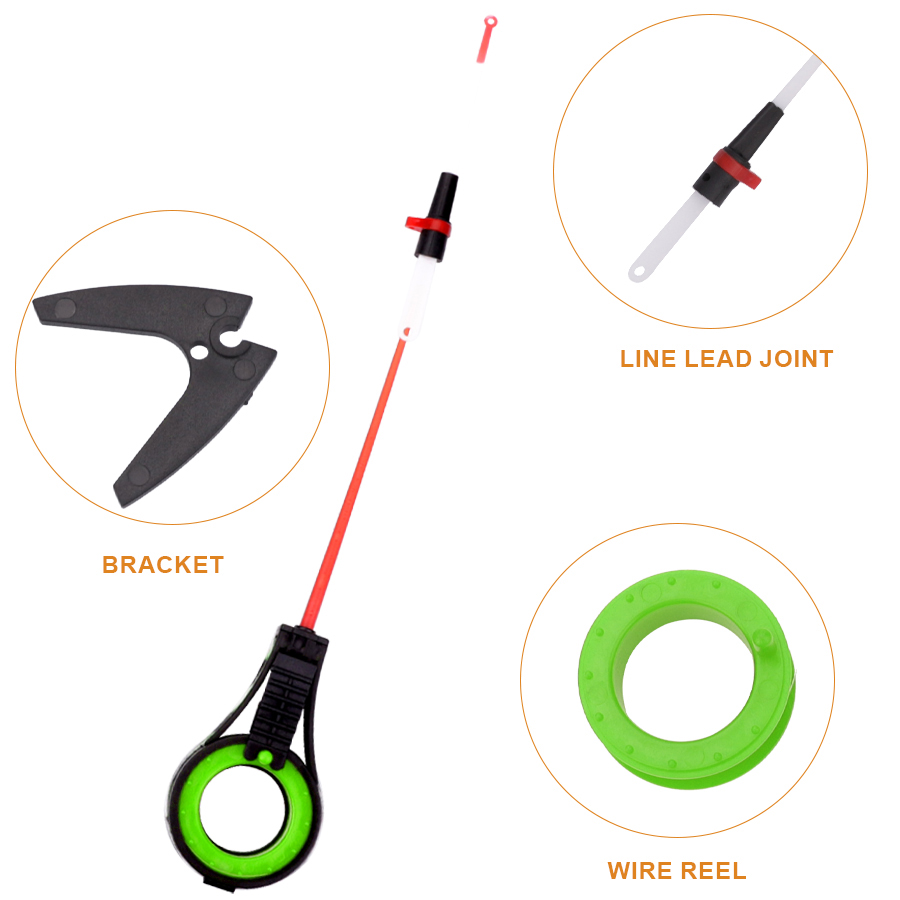 FTK Ice Fishing Rod Mini Porta - Fishing Rod Tip Replacement avaliação e preço