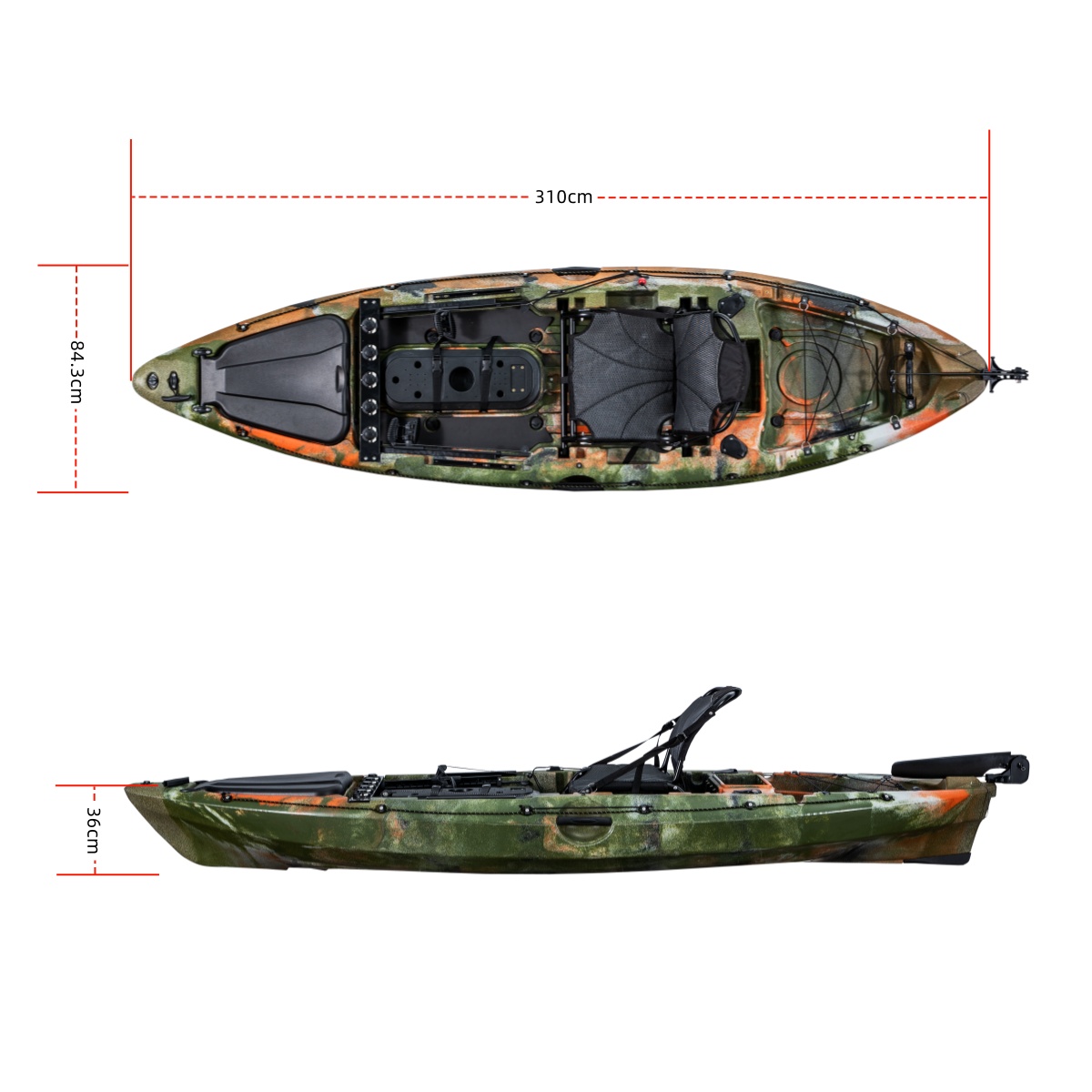 First-class Single Fishing Kay - Fishing Rod Boat avaliação e preço