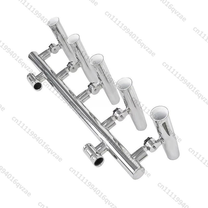 5 Tubes Stainless Steel Fishin - Fishing Rod Boat avaliação e preço