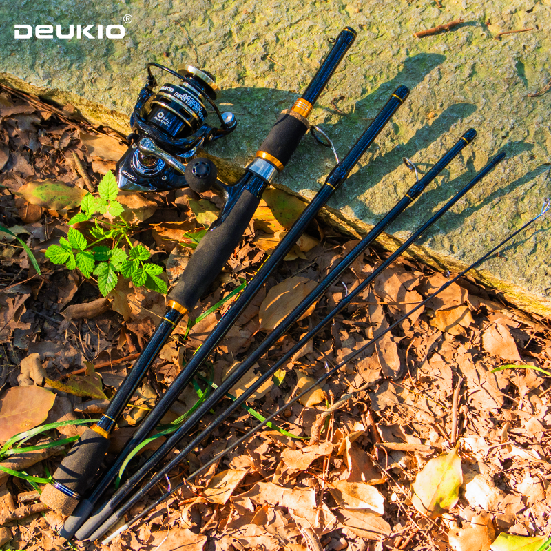 DEUKIO Fishing Rod Reel Combo  - Fishing Rod Carbon Fiber avaliação e preço